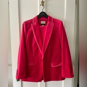J. Crew Women's Vibrant Pink Blazer